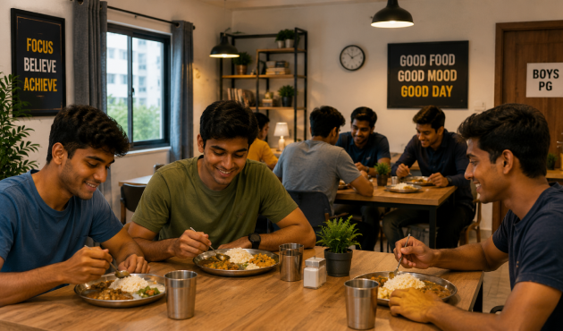 PG in Delhi with food
